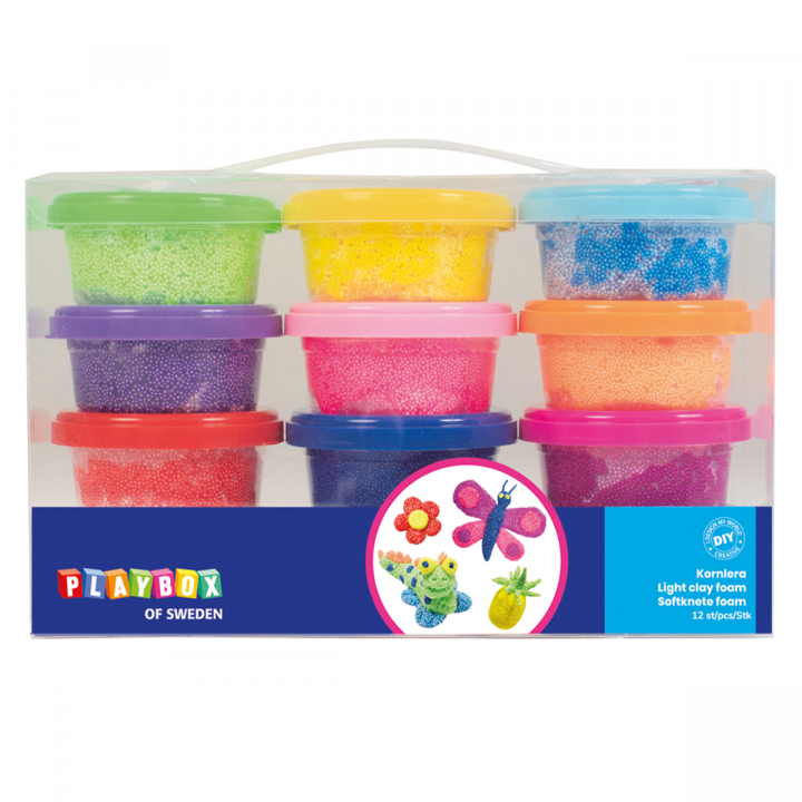 Softknete foam 12er-Set in der Gruppe Kids / Basteln für Kinder / Basteln mit Ton bei Pen Store (126843)