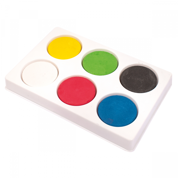 Wasserfarbpucks 6er-Set in der Gruppe Kids / Basteln für Kinder / Wasserfarben für Kinder bei Pen Store (126847)
