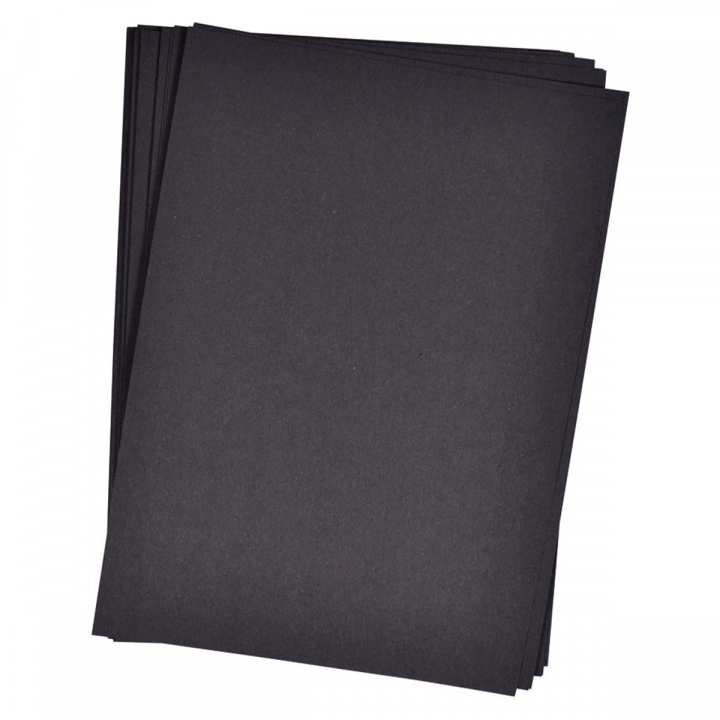 Papier A4 schwarz 25 Stk 180 gr in der Gruppe Papier & Blöcke / Künstlerblöcke / Buntes Papier bei Pen Store (126895)
