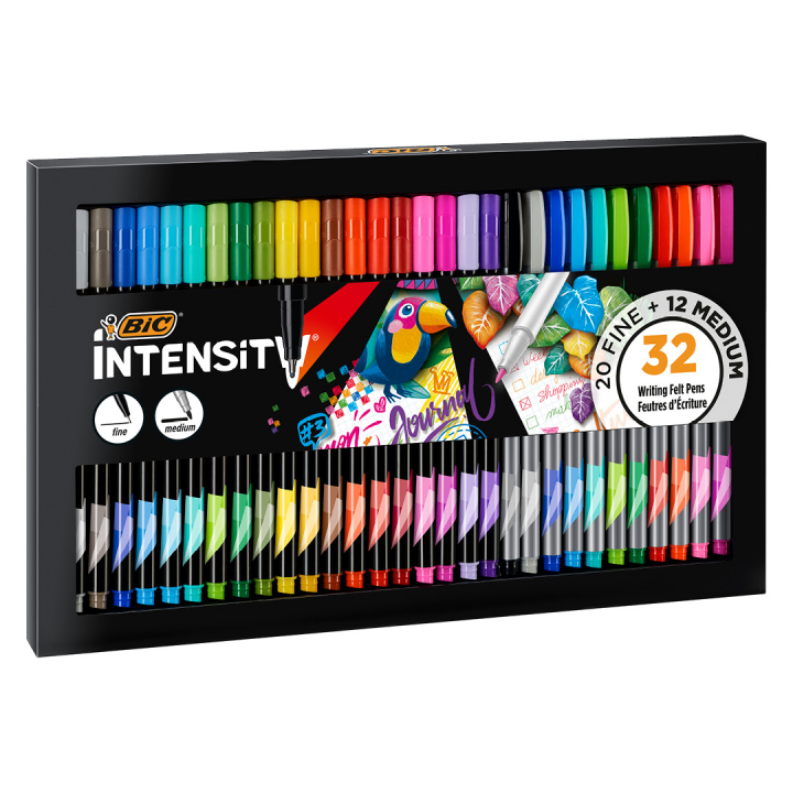 Intensity Writing Box Fineliner 32er-Set in der Gruppe Stifte / Schreiben / Fineliner bei Pen Store (126952)