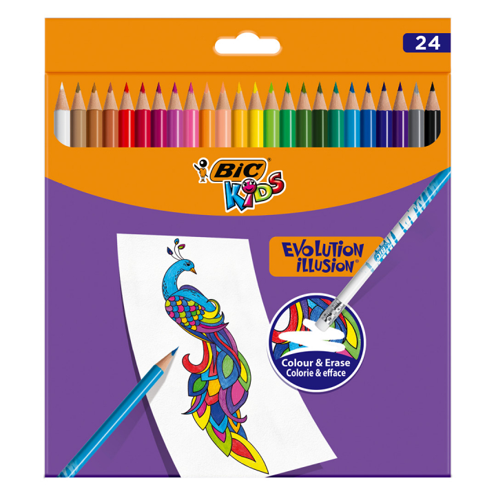 Evolution Illusion Buntstifte 24er-Pack in der Gruppe Kids / Stifte für Kinder / Buntstifte für Kinder bei Pen Store (126954)