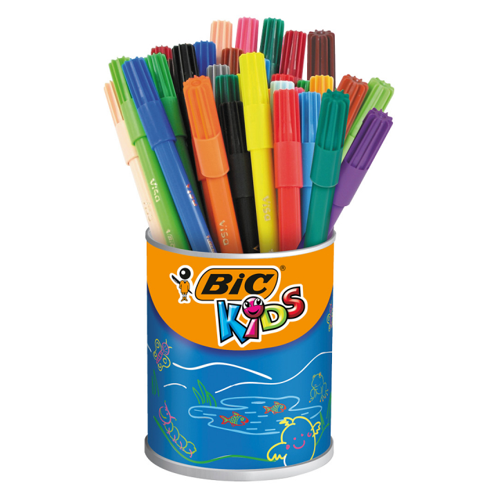 Kids Visa Plastic Pot Filzstifte 36er-Set in der Gruppe Kids / Stifte für Kinder / Filzstifte für Kinder bei Pen Store (126955)