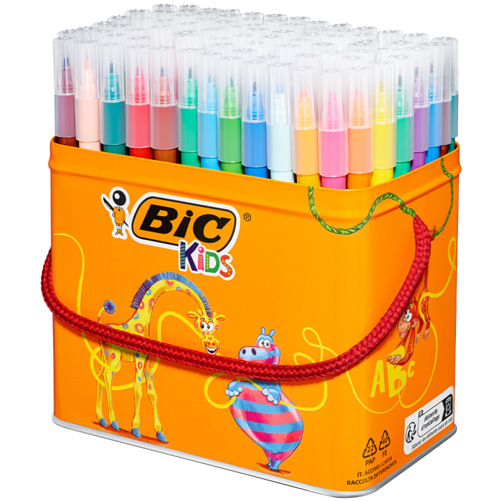 Kids Visa Drum Filzstifte 84er-Set in der Gruppe Kids / Stifte für Kinder / Filzstifte für Kinder bei Pen Store (126956)