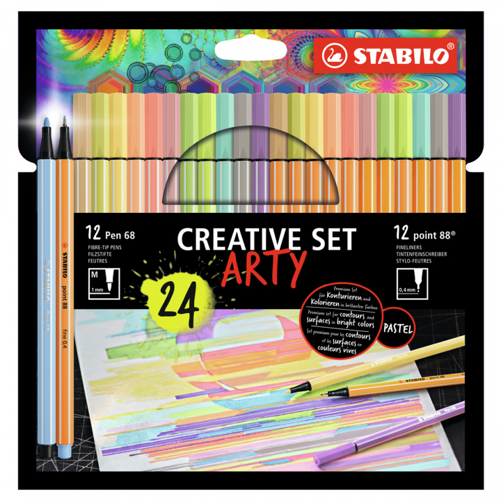 Creative Set Arty 24er-Pack in der Gruppe Stifte / Künstlerstifte / Filzstifte bei Pen Store (127817)