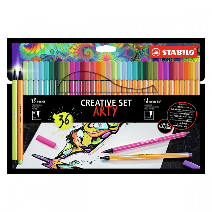 Creative Set Arty 36er-Pack in der Gruppe Stifte / Künstlerstifte / Filzstifte bei Pen Store (127818)