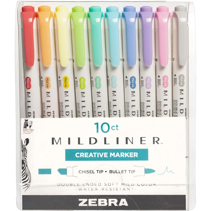 Mildliner 10-pack in der Gruppe Stifte / Künstlerstifte / Marker bei Pen Store (127931)