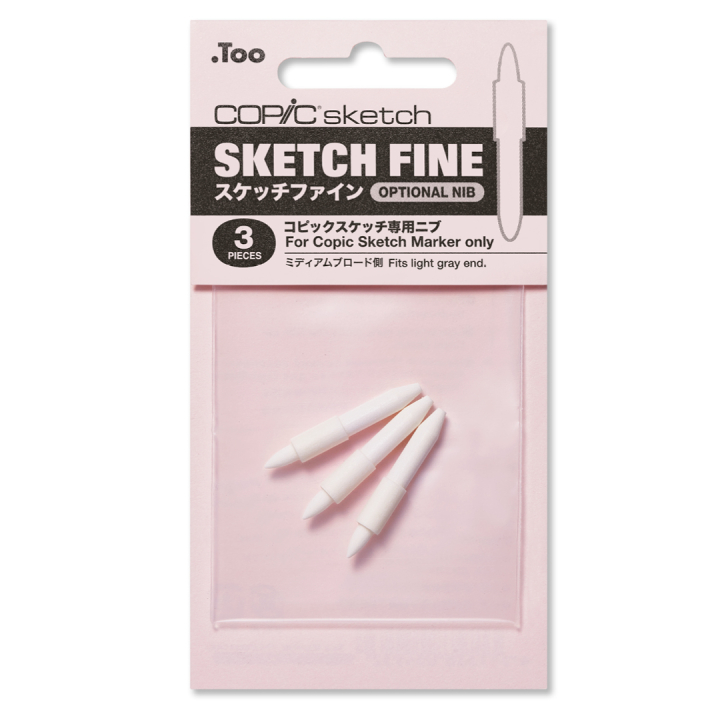Sketch Spitze fein 3er-Pack in der Gruppe Stifte / Schreibwaren / Zubehör und Ersatzteile bei Pen Store (128148)
