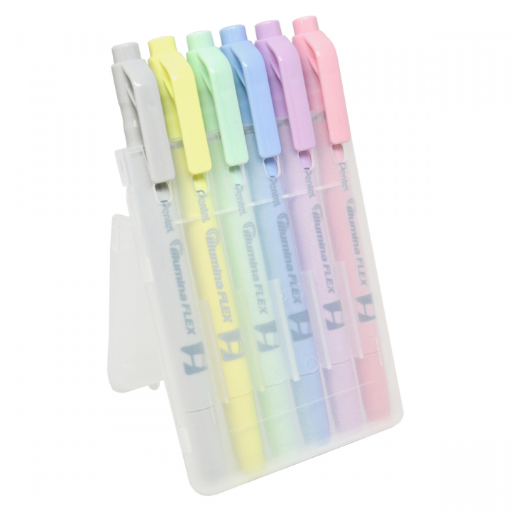 Illumina Flex Twin Pastell 6er-Set in der Gruppe Stifte / Etikettierung und Büro / Textmarker bei Pen Store (128201)