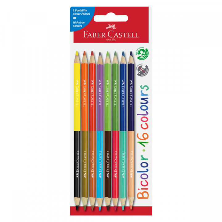 Buntstifte Bicolor 8er-Set in der Gruppe Stifte / Künstlerstifte / Buntstifte bei Pen Store (128315)