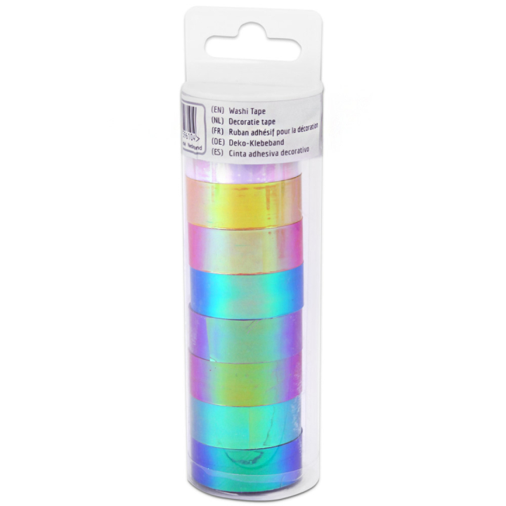 Washi Tape 8 rollen Iridescent in der Gruppe Kids / Spaß und Lernen / Klebeband für Kinder bei Pen Store (128583)