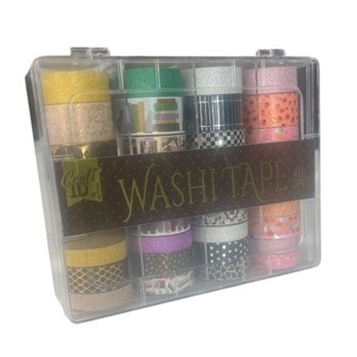 Washi Tape im Vorratsbehälter 40 stk in der Gruppe Basteln & Hobby / Hobbyzubehör / Washi Tape bei Pen Store (128586)