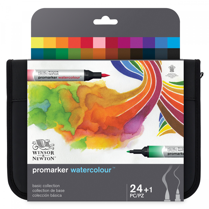 Watercolour Wallet 24er-Set  in der Gruppe Stifte / Künstlerstifte / Illustrationsmarker bei Pen Store (128605)