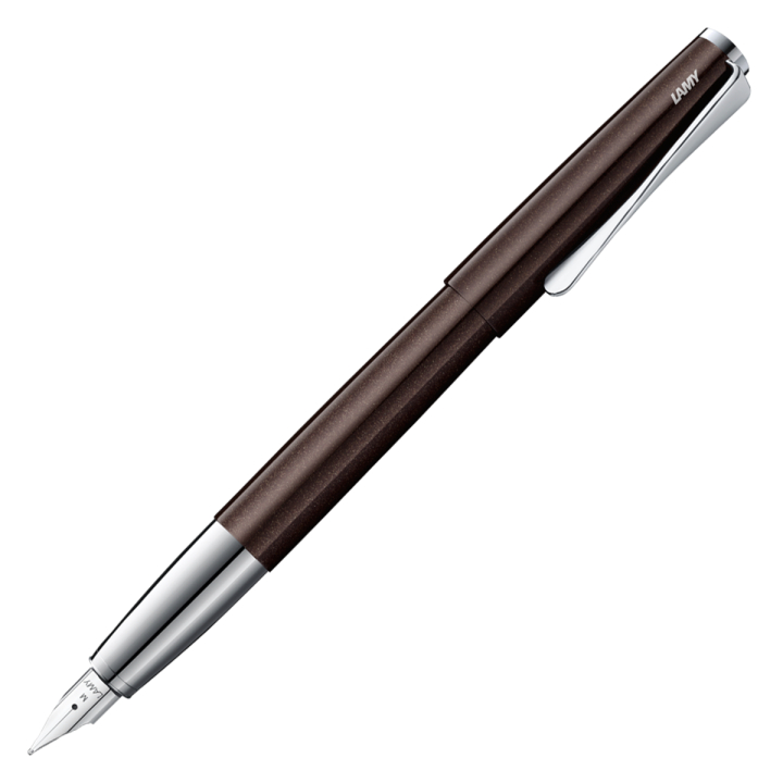 Studio Dark Brown Füllfederhalter Extra-Fine in der Gruppe Stifte / Fine Writing / Füllfederhalter bei Pen Store (128807)