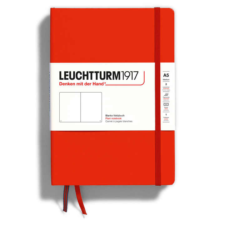 Notebook A5 Medium Fox Red in der Gruppe Papier & Blöcke / Schreiben und Notizen / Notizbücher bei Pen Store (129430_r)