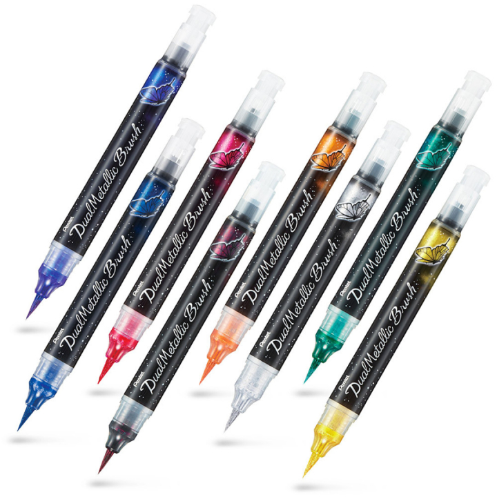 Dual Metallic Brush in der Gruppe Stifte / Künstlerstifte / Pinselstifte bei Pen Store (129525_r)