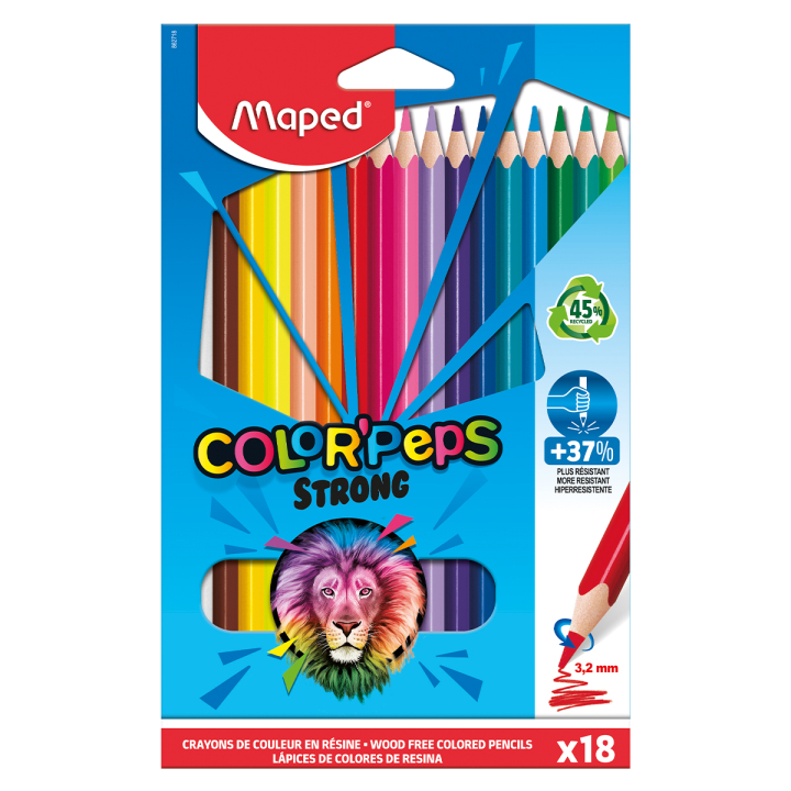 Buntstifte Color Peps Strong 18er-Pack in der Gruppe Kids / Stifte für Kinder / Buntstifte für Kinder bei Pen Store (129638)
