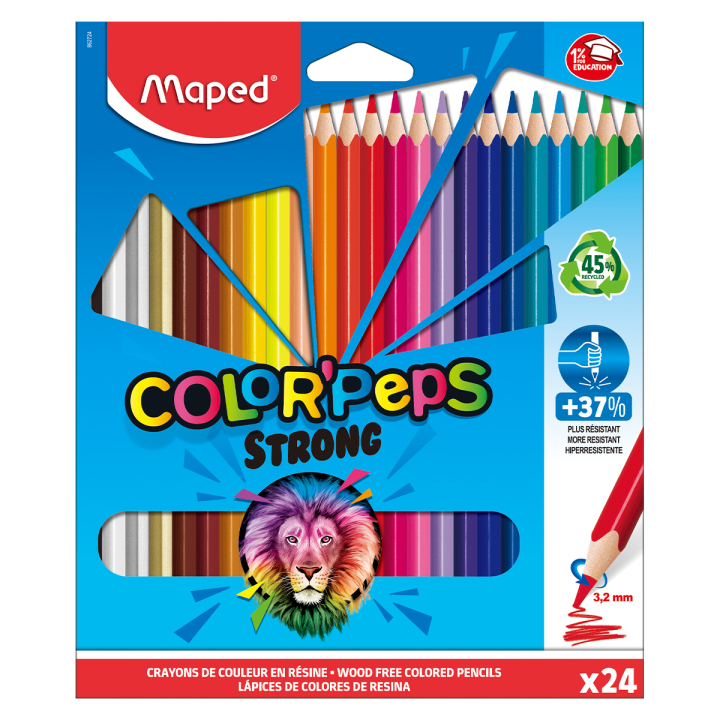 Buntstifte Color Peps Strong 24er-Pack in der Gruppe Kids / Stifte für Kinder / Buntstifte für Kinder bei Pen Store (129639)