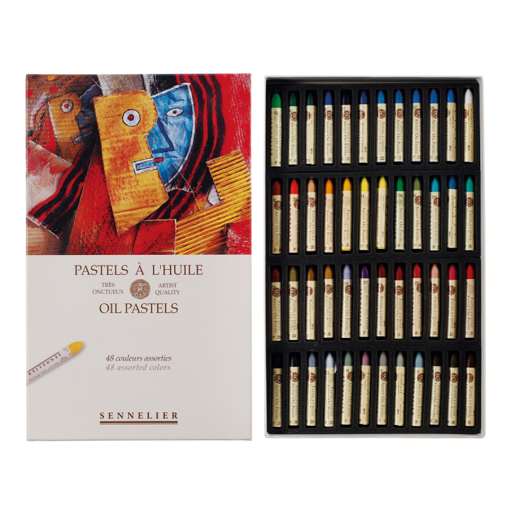 Ölpastel 5ml 48 Stck in der Gruppe Künstlerbedarf / Buntstifte und Bleistifte / Ölpastellkreide bei Pen Store (129820)