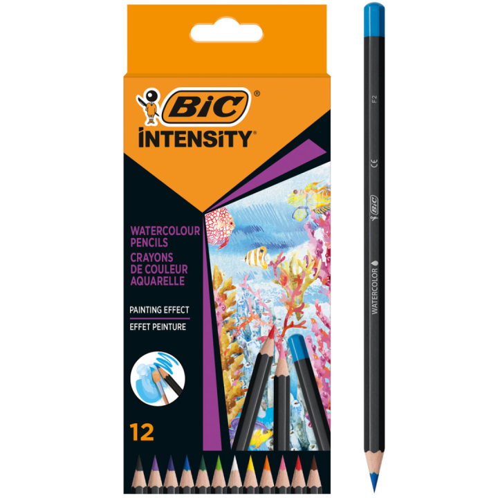 Aquarellstifte Intensity 12 Stück in der Gruppe Stifte / Künstlerstifte / Aquarellstifte bei Pen Store (130133)