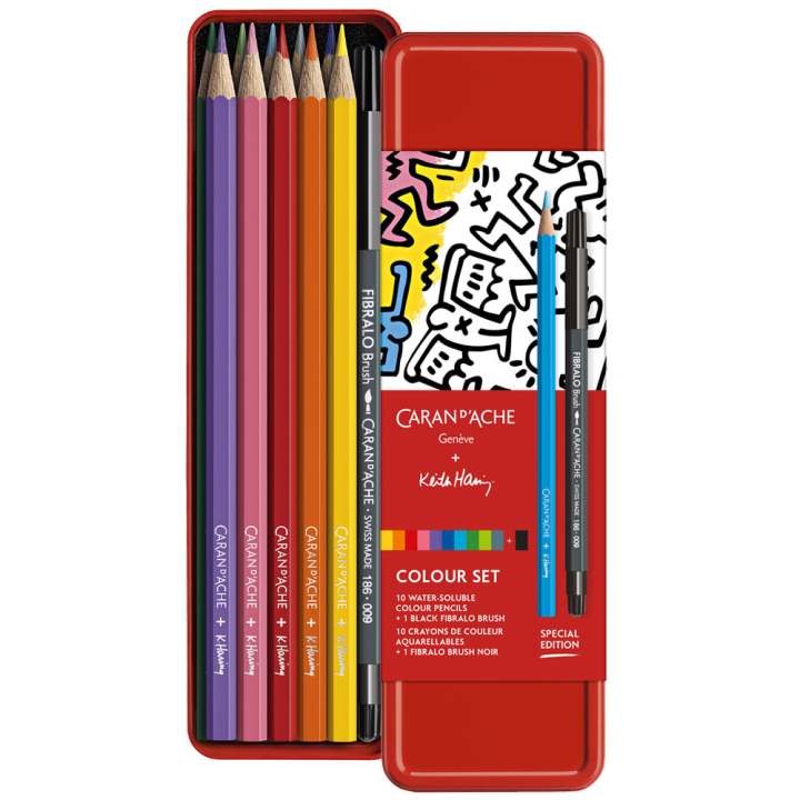 Keith Haring Limited Edition Colour Set in der Gruppe Stifte / Künstlerstifte / Buntstifte bei Pen Store (130246)