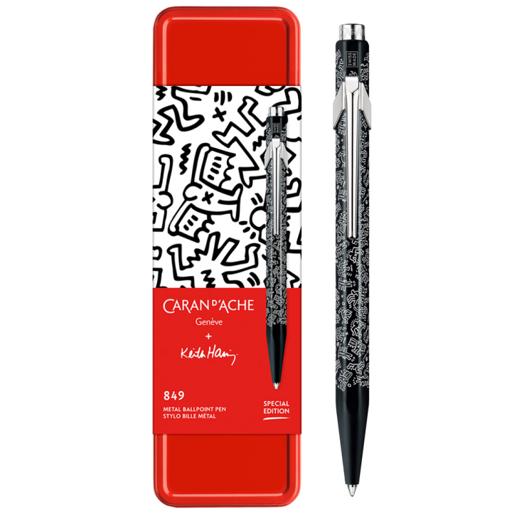 849 Keith Haring Black Kugelschreiber in der Gruppe Stifte / Fine Writing / Kugelschreiber bei Pen Store (130249)