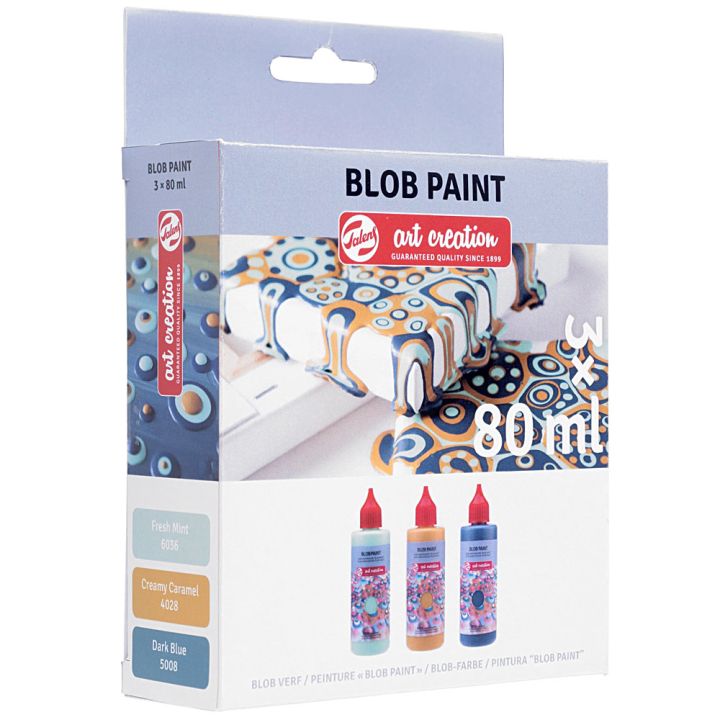Blob Paint set Mint in der Gruppe Künstlerbedarf / Künstlerfarben / Acrylfarbe bei Pen Store (130280)