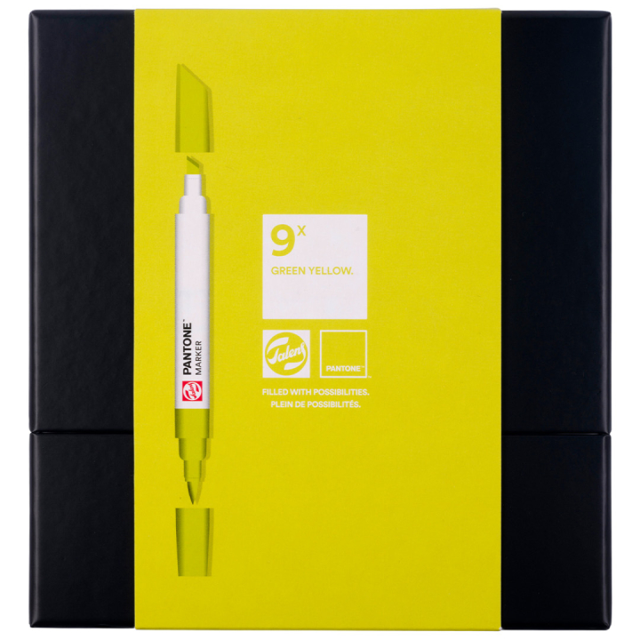 Marker 9er Set Green Yellow in der Gruppe Stifte / Künstlerstifte / Marker bei Pen Store (130488)
