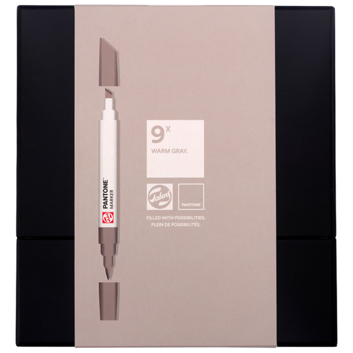 Marker 9er Set Warm Gray in der Gruppe Stifte / Künstlerstifte / Marker bei Pen Store (130491)