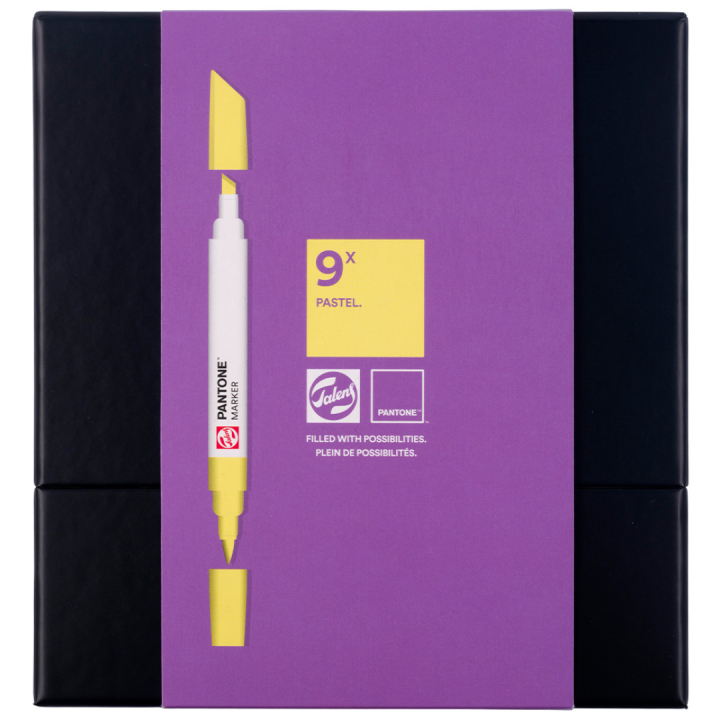 Marker 9er Set Pastel in der Gruppe Stifte / Künstlerstifte / Marker bei Pen Store (130495)