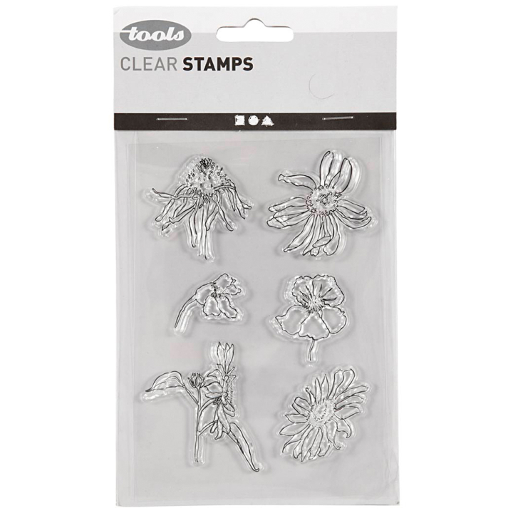 Clear Stamps Blumen in der Gruppe Basteln & Hobby / Hobbyzubehör / Stempel bei Pen Store (130561)