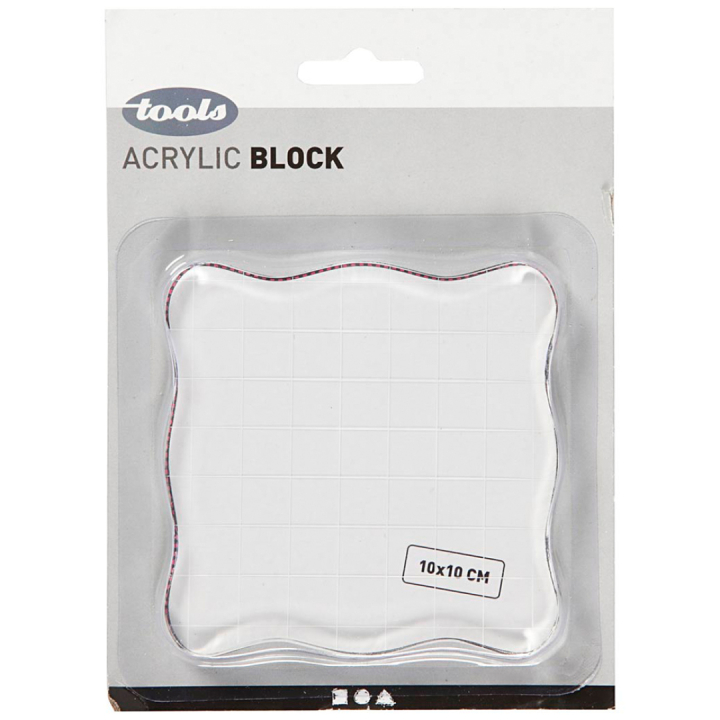 Acrylblock 10 x 10 cm in der Gruppe Basteln & Hobby / Hobbyzubehör / Stempel bei Pen Store (130564)