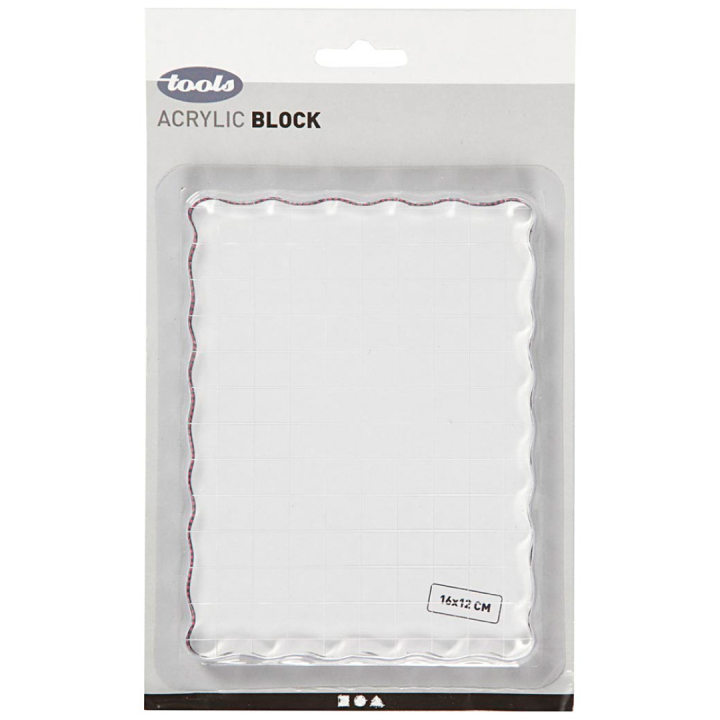 Acrylblock 16 x 12 cm in der Gruppe Basteln & Hobby / Hobbyzubehör / Stempel bei Pen Store (130565)