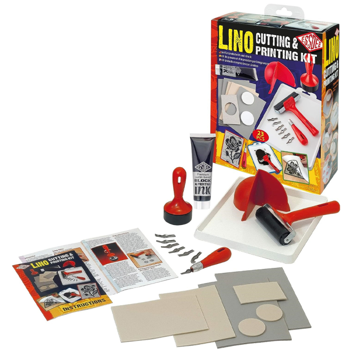 Linoleum-Set 23 Stk in der Gruppe Basteln & Hobby / Basteln / Linoldruck bei Pen Store (130573)