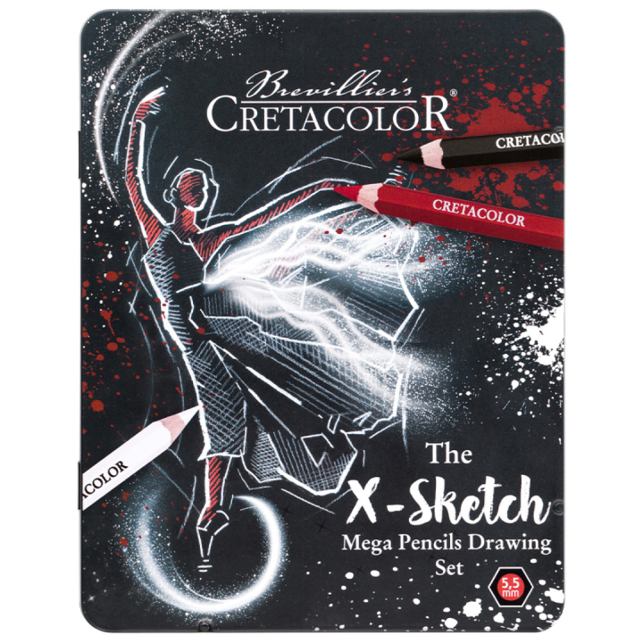X-Sketch Skizzier-Set in der Gruppe Künstlerbedarf / Buntstifte und Bleistifte / Grafit- und Bleistifte bei Pen Store (130581)