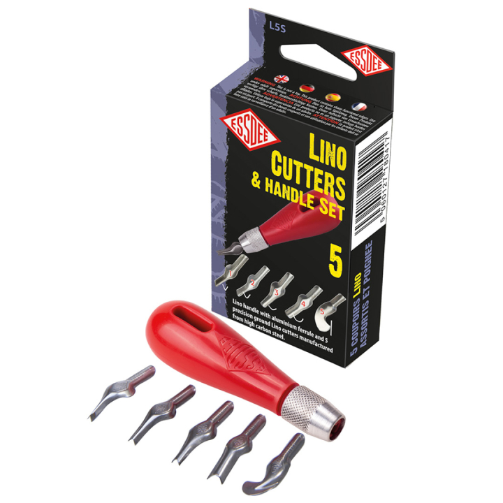 Linoleumschneider 5 Stück in der Gruppe Basteln & Hobby / Techniken / Linoldruck bei Pen Store (130665)