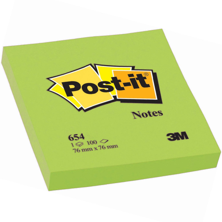 Post-it 76x76 Neongrün in der Gruppe Papier & Blöcke / Schreiben und Notizen / Post-it und Notizblöcke bei Pen Store (130678)