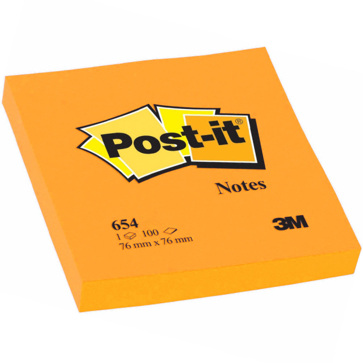 Post-it 76x76 Orange in der Gruppe Papier & Blöcke / Schreiben und Notizen / Post-it und Notizblöcke bei Pen Store (130679)