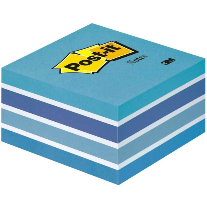 Post-it Note Cube 76x76 Pastellblau in der Gruppe Papier & Blöcke / Schreiben und Notizen / Post-it und Notizblöcke bei Pen Store (130682)