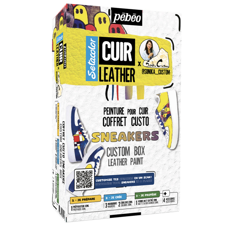 Setacolor Leather Sneaker Custom Kit in der Gruppe Basteln & Hobby / Farben / Lederfarbe bei Pen Store (130717)