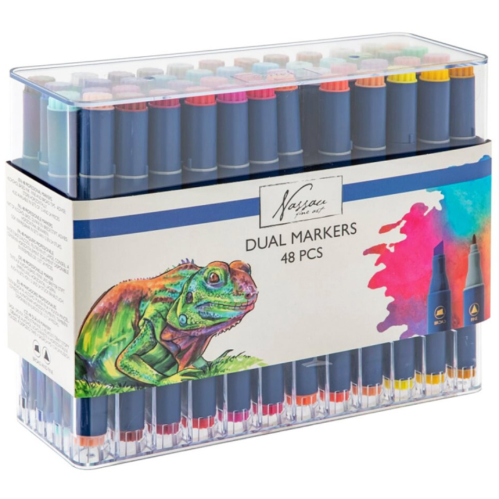 Dual Markers 48er-Set in der Gruppe Stifte / Künstlerstifte / Marker bei Pen Store (130720)