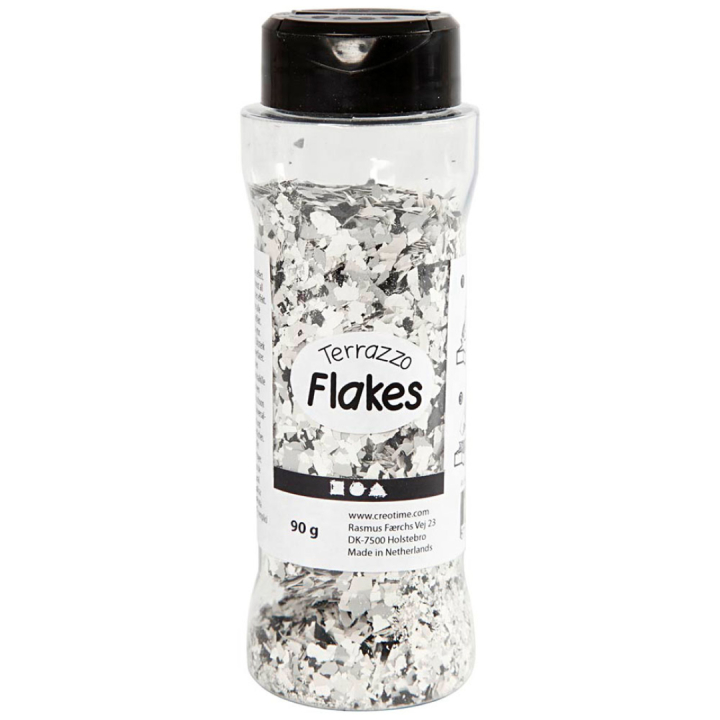 Terrazzo Flakes 90g Dunkelgrau in der Gruppe Basteln & Hobby / Basteln / Basteln und DIY bei Pen Store (130768)