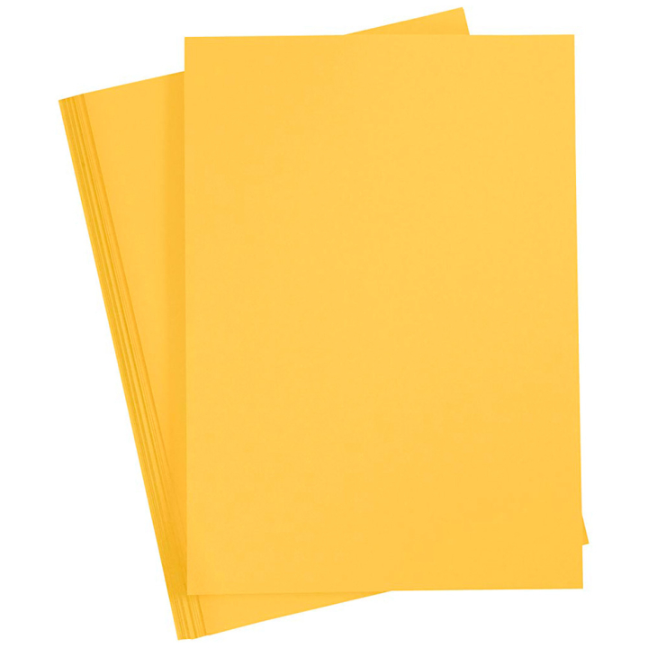 Farbiges Papier Gelb A4 180g 20 Blatt in der Gruppe Kids / Spaß und Lernen / Zeichenblöcke und Papier für Kinder bei Pen Store (130800)