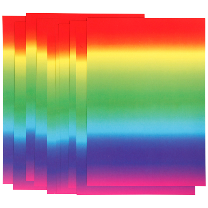 Farbiges Papier Regenbogen A4 180g 10 Blatt in der Gruppe Kids / Spaß und Lernen / Zeichenblöcke und Papier für Kinder bei Pen Store (130808)