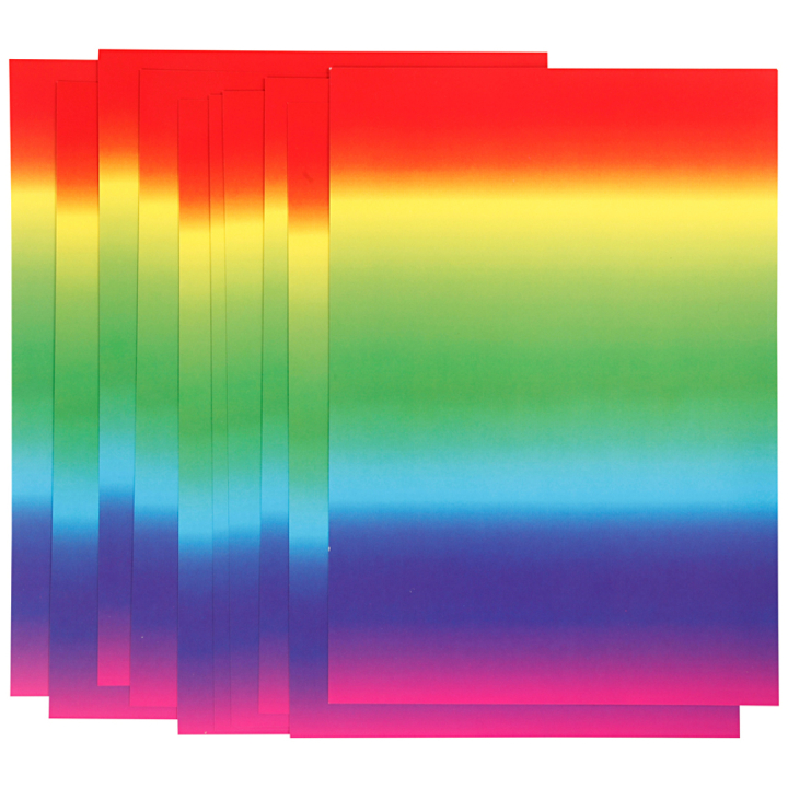 Farbiges Papier Regenbogen A4 180g 10 Blatt in der Gruppe Kids / Spaß und Lernen / Zeichenblöcke und Papier für Kinder / Buntes Papier für Kinder bei Pen Store (130808)