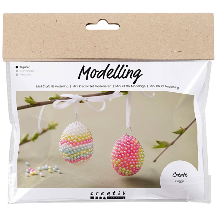 Mini DIY-kit Perlen-Ei in der Gruppe Basteln & Hobby / Feiertage und Jahreszeiten / Basteln zu Ostern bei Pen Store (130811)