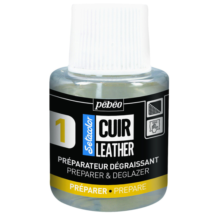 Setacolor Cuir Leather Preparer Deglazer 110ml in der Gruppe Basteln & Hobby / Farben / Lederfarbe bei Pen Store (130862)