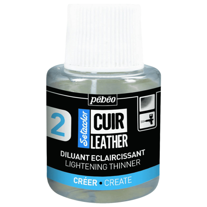 Setacolor Cuir Leather Lightening Thinner 110ml in der Gruppe Basteln & Hobby / Farben / Lederfarbe bei Pen Store (130863)