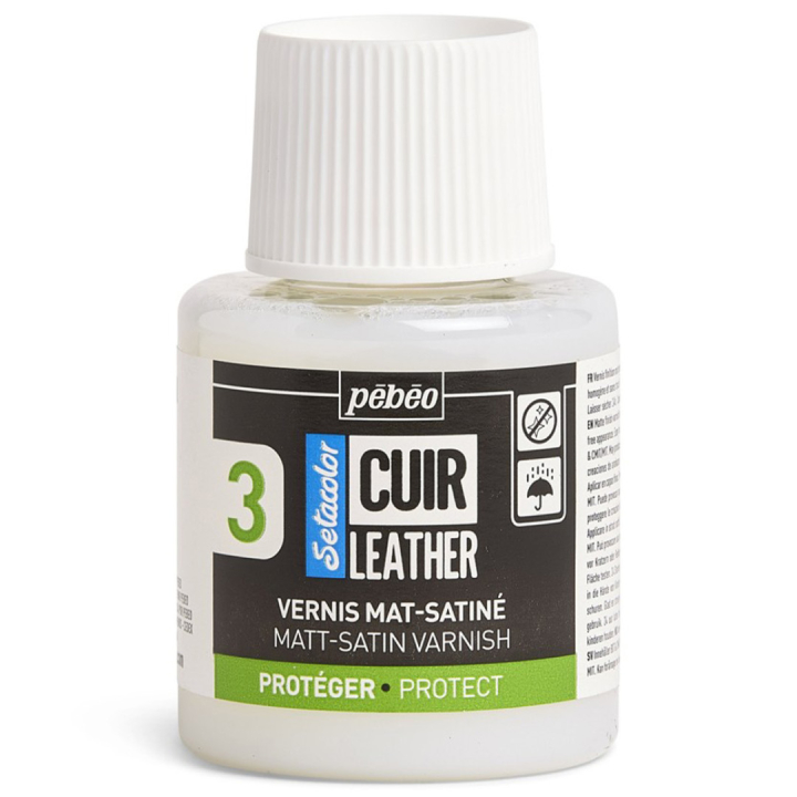 Setacolor Cuir Leather Matt/Satin Varnish 110ml in der Gruppe Basteln & Hobby / Farben / Lederfarbe bei Pen Store (130866)