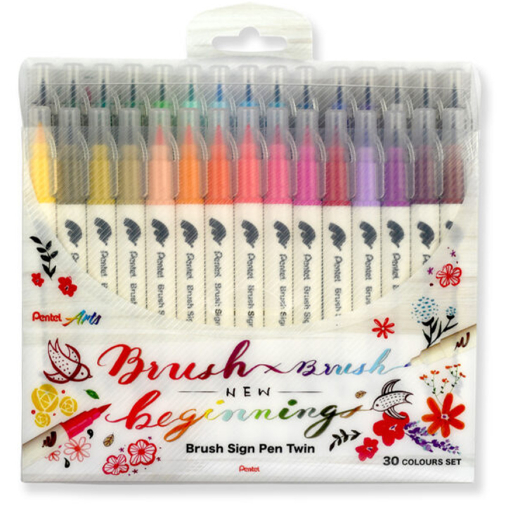Brush Sign Pen Twin 30 stk in der Gruppe Stifte / Künstlerstifte / Pinselstifte bei Pen Store (130903)