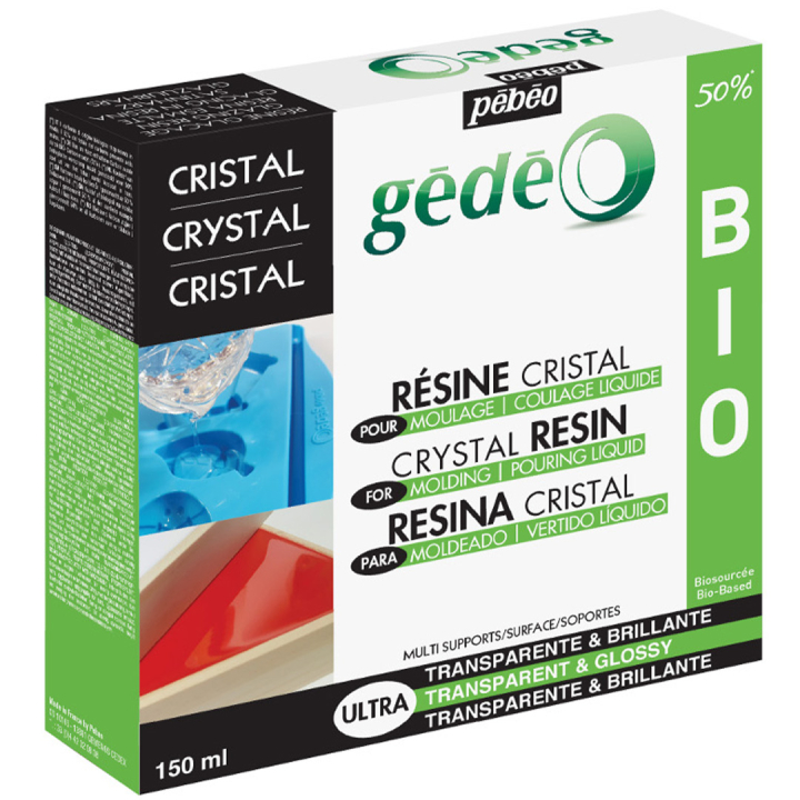 Gédéo Bio-based Crystal resin 150ml in der Gruppe Basteln & Hobby / Basteln / Gießen bei Pen Store (131071)